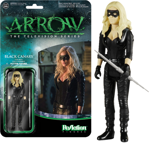 Arrow Black Canary ReAction Figure 3 3/4 Inch