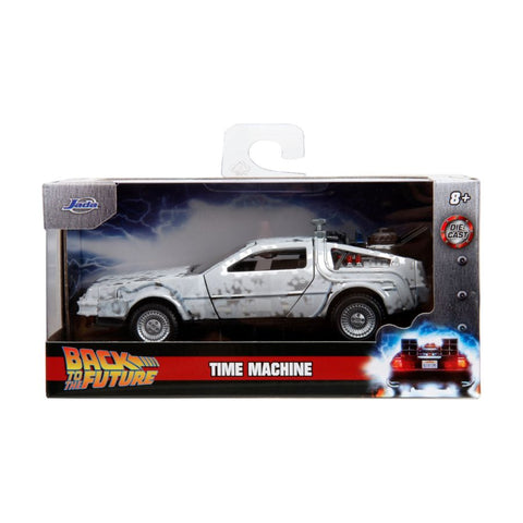 Back To The Future Delorean (Frost Covered) 1:32 Scale Die-Cast Vehicle