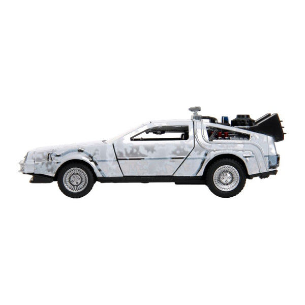 Back To The Future Delorean (Frost Covered) 1:32 Scale Die-Cast Vehicle