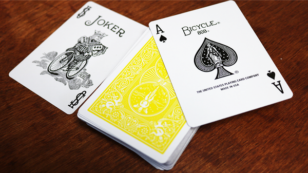 Bicycle Yellow Deck of Playing Cards