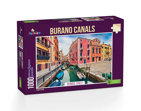 Burano Canals Jigsaw Puzzle 1000 Pieces