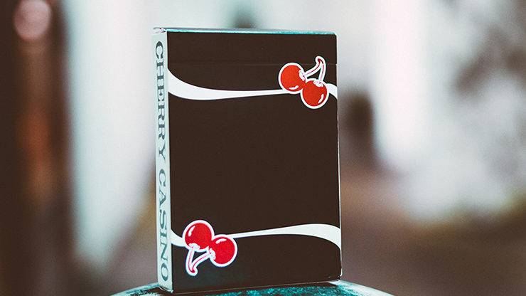 Cherry Casino V3 True Black Deck Playing Cards Poker Size
