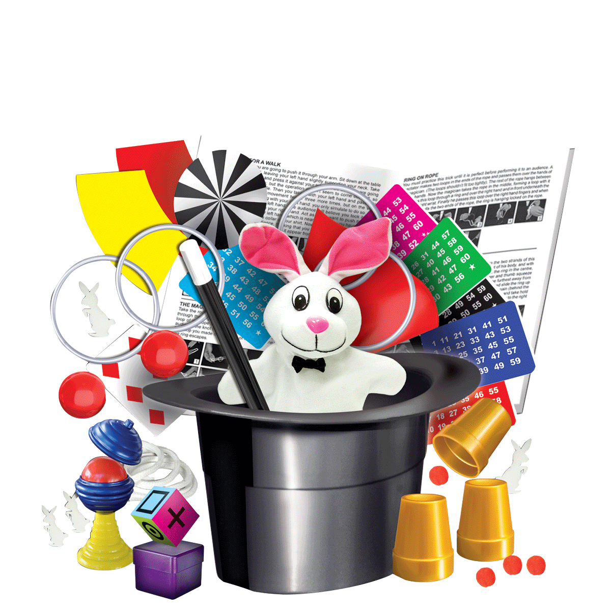 Ezama Magic Hat 125 Tricks Set With Online Video & Instruction Book