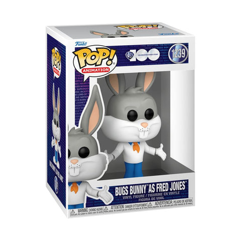 Looney Tunes - Bugs Bunny as Fred (WB 100th) Pop! 1239 Vinyl