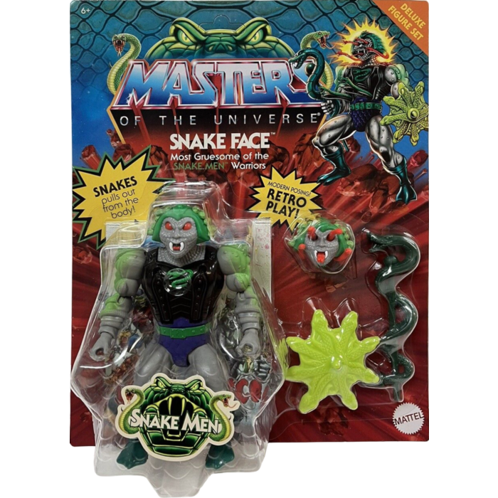 Masters Of The Universe Origins Snake Face Deluxe 5 1/2 Inch Action Figure