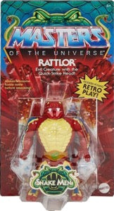 Masters Of The Universe Origins Rattlor 5 1/2 Inch Action Figure