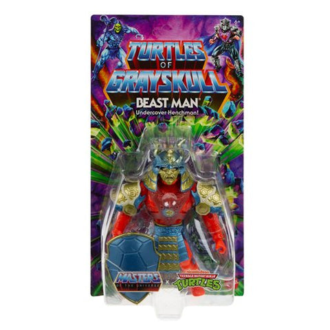 Masters of the Universe Origins Turtles of Grayskull Beast Man 5 1/2 Inch Scale Action Figure