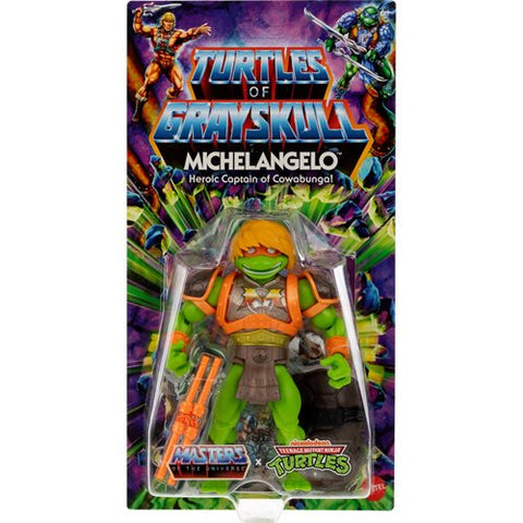 Masters of the Universe Origins Turtles of Grayskull Michelangelo Action Figure PRE-ORDER