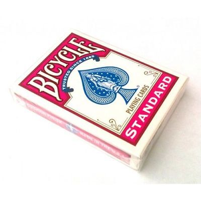 Bicycle Pink Back Deck Of Playing Cards Standard Size & Face Poker Size