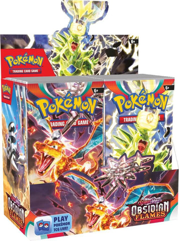 Pokemon TCG Scarlet and Violet Obsidian Flames Booster Box Factory Sealed