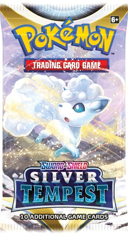 Pokemon TCG Sword and Shield Silver Tempest 1 Booster Pack Factory Sealed
