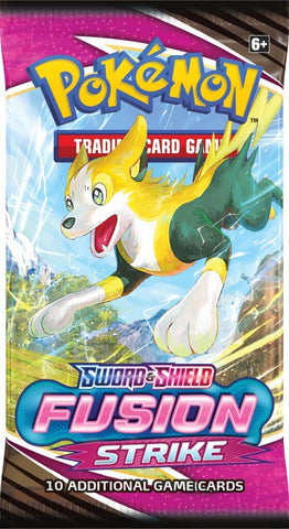 Pokemon TCG Sword And Shield Fusion Strike 1 Booster Pack Factory Sealed