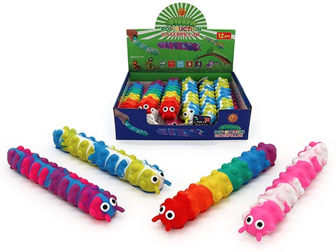 Pop It Suction Caterpillar 26cm 1 Piece - Assorted Colours Available