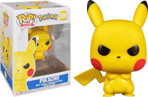 Pokemon Pikachu Grumpy Pop! 598 Vinyl