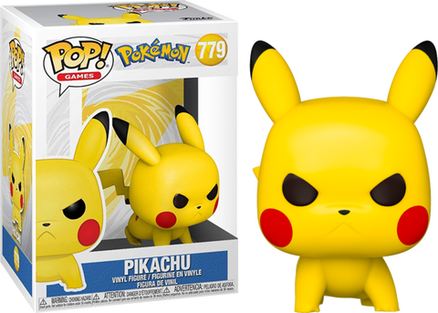 Pokemon Pikachu (Angry Crouching) Pop! 779 Vinyl