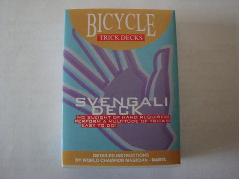 Svengali Bicycle Red Deck Of Gaff Playing Cards Poker Size Magic Trick