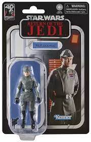 Star Wars The Vintage Collection Return of the Jedi Moff Jerjerrod 3 3/4" Action Figure - SMALL THIN WHITE LINE ON BACKING CARD PICTURE