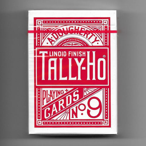 Tally-Ho Circle Back Red Deck of Playing Cards