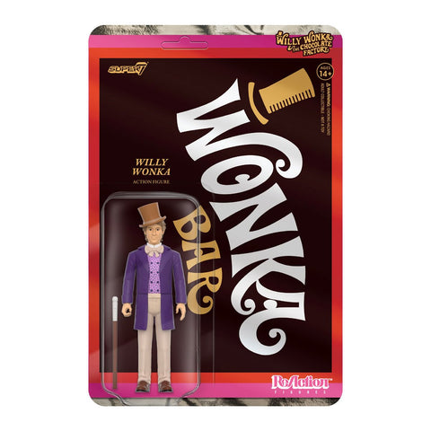 Willy Wonka and the Chocolate Factory Willy Wonka 3 3/4" Inch ReAction Action Figure