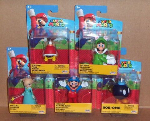 World of Nintendo Super Mario 2.5 Inch Action Figure Wave 35 One Piece Assorted Characters Available