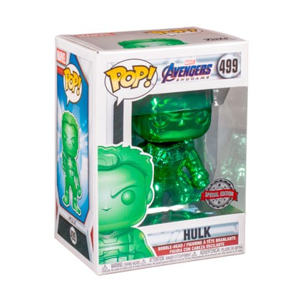 Avengers 4 Endgame Hulk Green Chrome US Exclusive Pop! 499 Vinyl