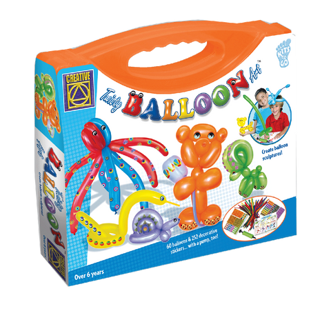 Balloon Art Kit Includes 60 Balloons 252 Decorative Stickers And Pump