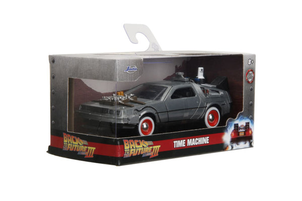 Back To The Future 3 Delorean 1:32 Scale Hollywood Rides Die-Cast Vehicle