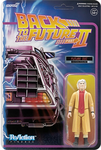 Back To The Future II Doc Brown Future 3 3/4 Inch Reaction Action Figure