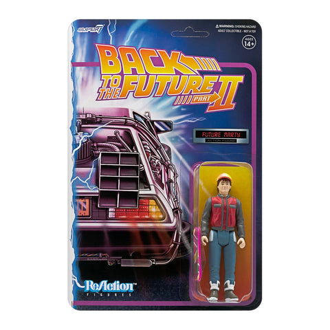 Back To The Future II Marty McFly Future 3 3/4 Inch Reaction Action Figure