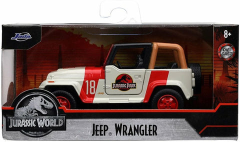 Jurassic World 1992 Jeep Wrangler 1:32 Scale Hollywood Rides Die-Cast Vehicle