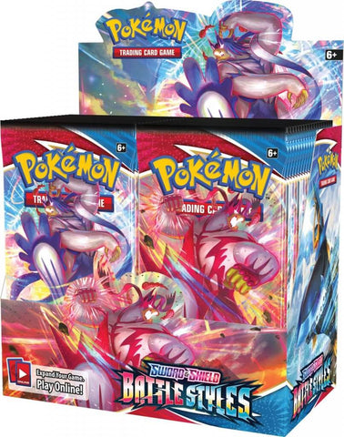 Pokemon TCG Sword And Shield Battle Styles Booster Box Factory Sealed