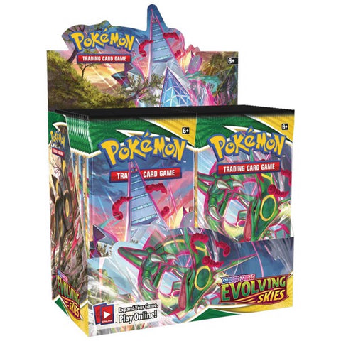 Pokemon TCG Sword And Shield Evolving Skies Booster Box Factory Sealed