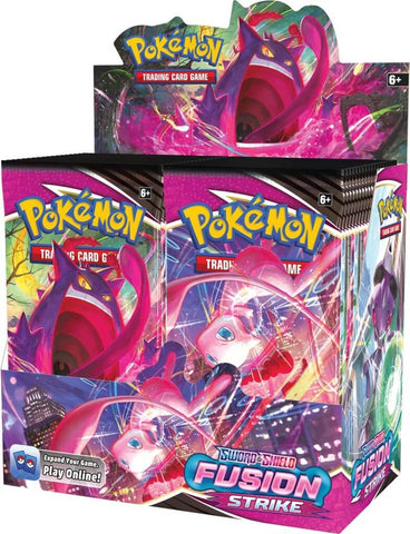 Pokemon TCG Sword And Shield Fusion Strike Booster Box Factory Sealed