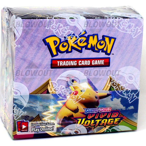 Pokemon TCG Sword And Shield Vivid Voltage Booster Box Factory Sealed