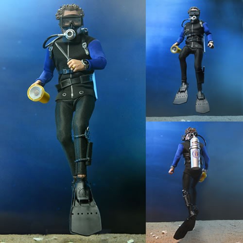Retro Clothed Action Figure Jaws 8" Matt Hooper (Shark Cage)