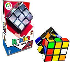 Rubik's Metallic Cube 3 X 3 Six Sided Puzzle