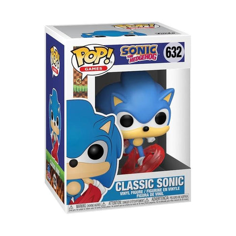 Sonic The Hedgehog Classic Sonic Running 30th Anniversary Pop! 632 Vinyl