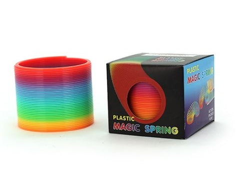Spring Rainbow 80mm 1 Pc Plastic Classic Walking Toy