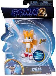 Sonic The Hedgehog 2 Movie 4 Inch Action Figure With Accessory Wave 1 One Piece Assorted Characters Available