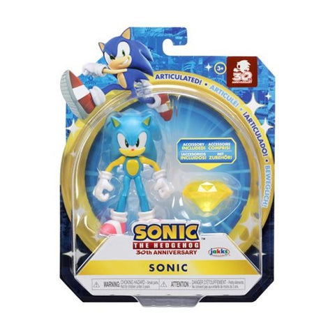 Sonic The Hedgehog 4 Inch Action Figure With Accessory Wave 6 One Piece Assorted Characters Available