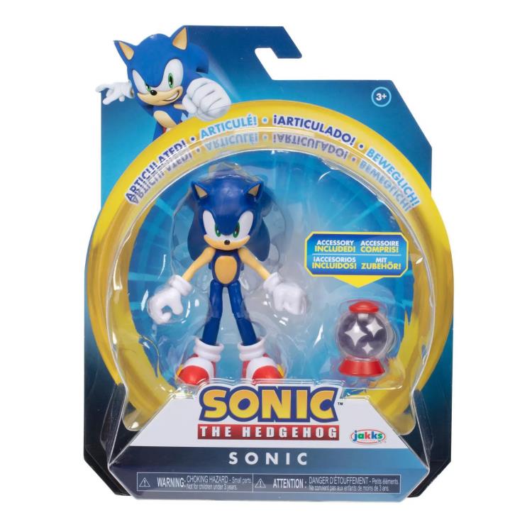 Sonic The Hedgehog 4 Inch Action Figure With Accessory Wave 7 One