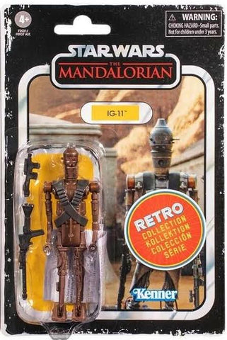Star Wars The Mandalorian The Retro Collection IG-11 3 3/4 Inch Action Figure