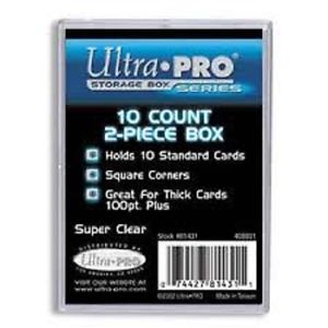 Ultra Pro Card Storage Plastic Box 10 Count