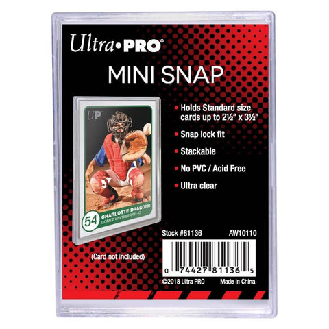 Ultra Pro Specialty Holder Mini Snap