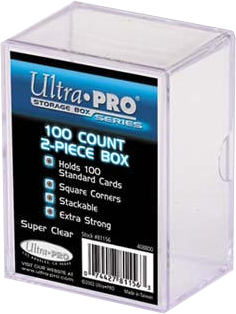 Ultra Pro Card Storage Plastic Box 100 Count