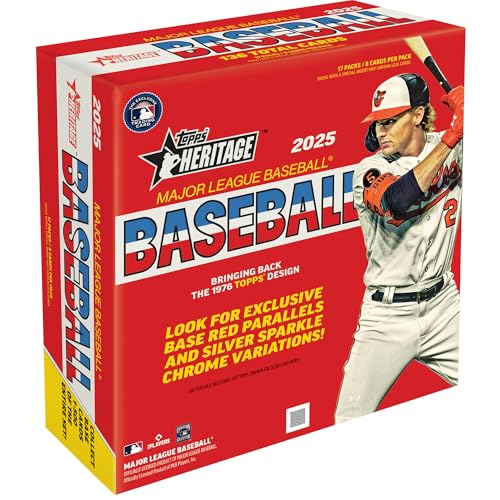 2025 Topps Heritage Baseball Mega Box Factory Sealed