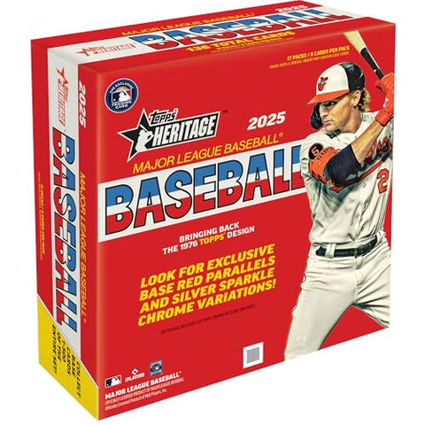 2025 Topps Heritage Baseball Mega Box Factory Sealed