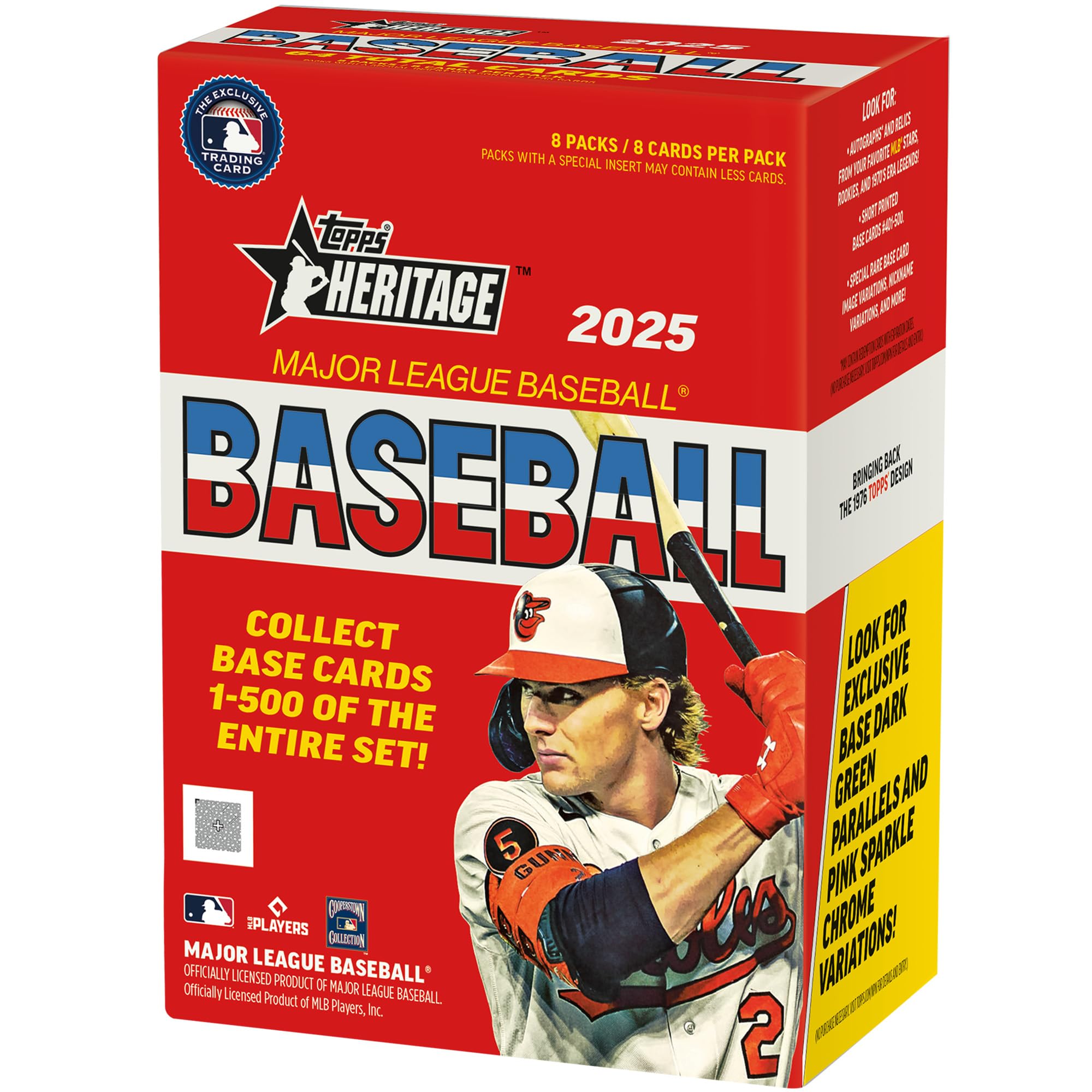 2025 Topps Heritage Baseball Value Box Factory Sealed