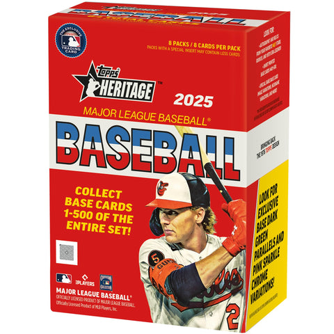 2025 Topps Heritage Baseball Value Box Factory Sealed
