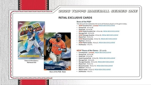 2026 Topps Series 1 MLB Baseball Value Blaster Box Factory Sealed
